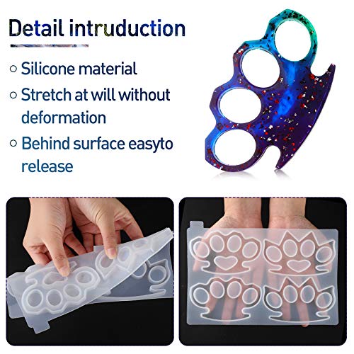 Knuckles Resin Mould, Silicone Finger Keychain Mould Epoxy Casting...