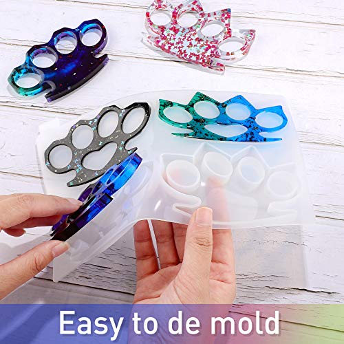 Knuckles Resin Mould, Silicone Finger Keychain Mould Epoxy Casting...