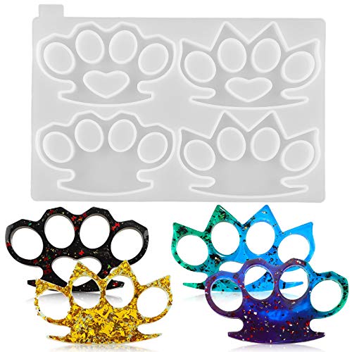 Knuckles Resin Mould, Silicone Finger Keychain Mould Epoxy Casting...