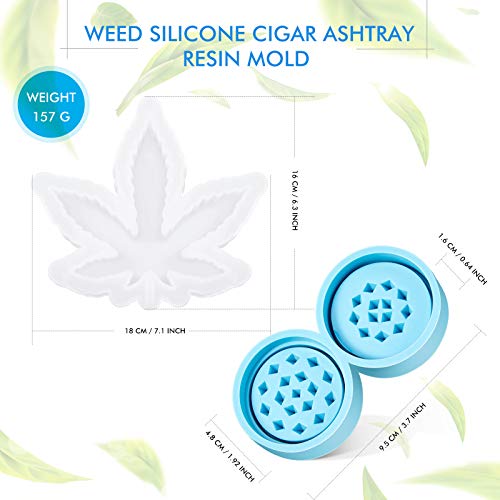 Maple Leaf Silicone Resin Mold Leaf Jewelry Tray Epoxy Mold and Sp...