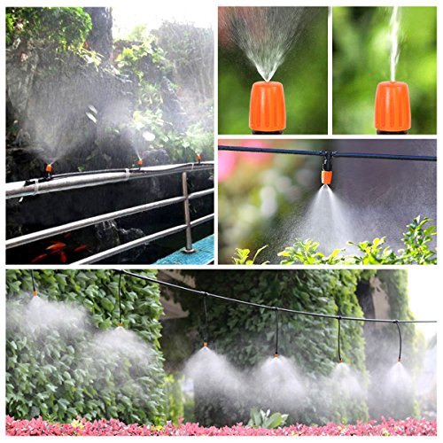 PATHONOR Drip Irrigation Kit, 50ft/15m Garden Irrigation System wi...