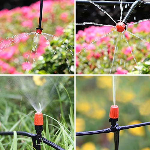 PATHONOR Garden Irrigation System, 50ft/15m Drip Irrigation Kit wi...