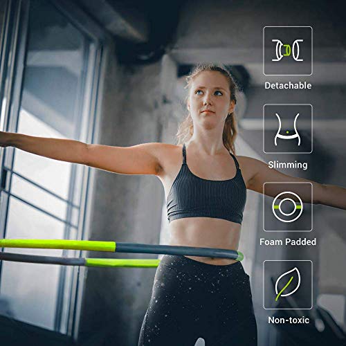 Pathonor Hoola Hoop for Adults Weight Loss, Weighted Hoola Hoops H...