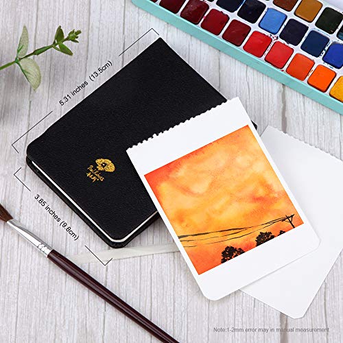 Paul Rubens Watercolor Journal, 100% Cotton 140 lb 300 GSM Hot P...