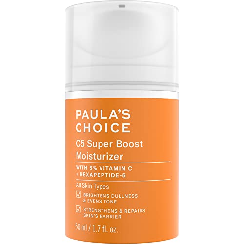 Paula’s Choice C5 Super Boost Moisturizer with 5% Vitamin C, Polyg...