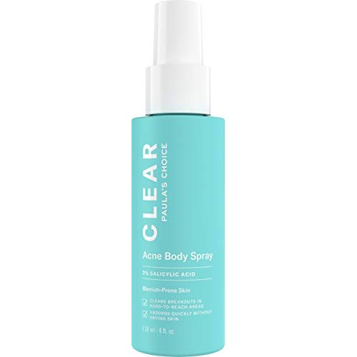 Paulas Choice CLEAR Back & Body Acne Spray, 2% BHA Salicylic Aci...