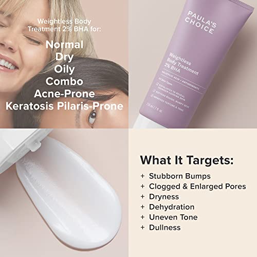 Paulas Choice Weightless Body Treatment 2% BHA, Salicylic Acid Ex...