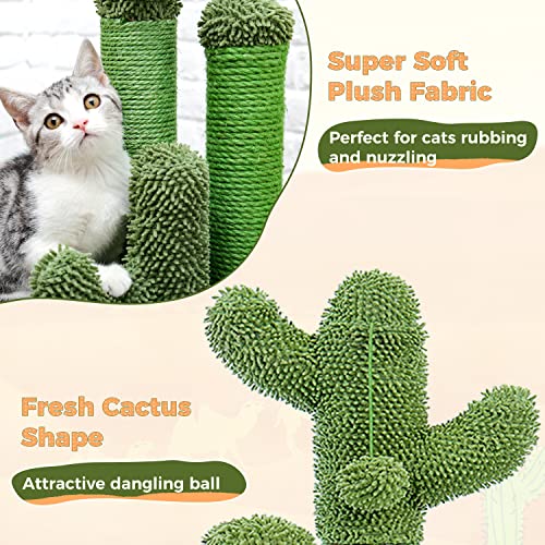 PAWZ Road Cat Scratching Post Cactus Cat Scratcher Featuring with ...