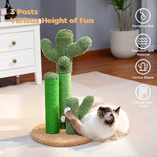 PAWZ Road Cat Scratching Post Cactus Cat Scratcher Featuring with ...