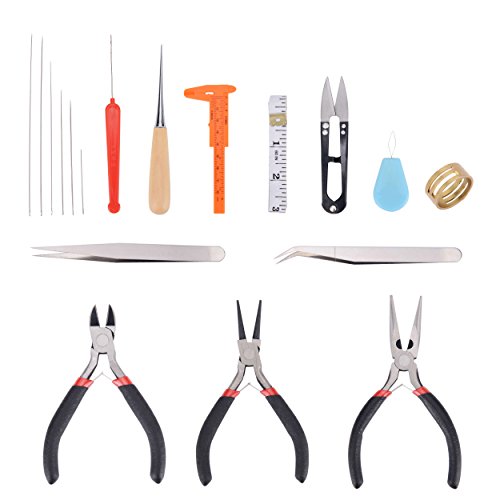 19Pcs Jewelry Making Tools Kit with Zipper Storage Case for Jewelr...
