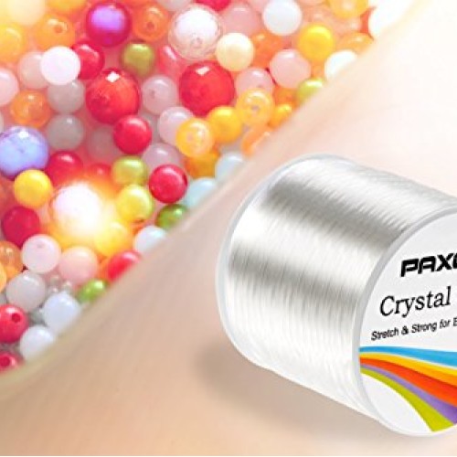Paxcoo 1.2mm Elastic Stretch String Cord for Jewelry Making Bracel...