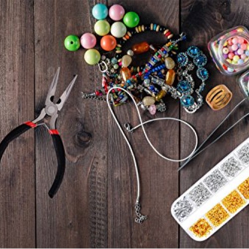 Paxcoo 1200Pcs Open Jump Rings and Lobster Clasps Jewelry Findings...