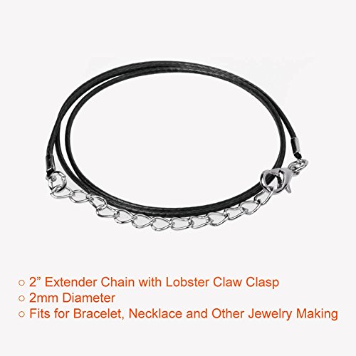 Paxcoo 50Pcs Necklace Cord with Clasp Bulk for Necklace Bracelet J...