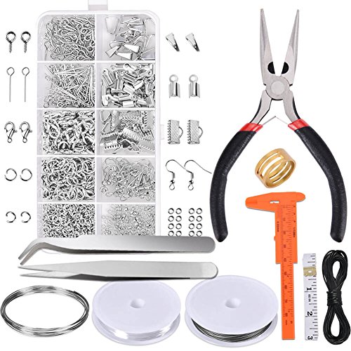 Paxcoo Jewelry Making Supplies Kit - Jewelry Repair Tool with Acce...