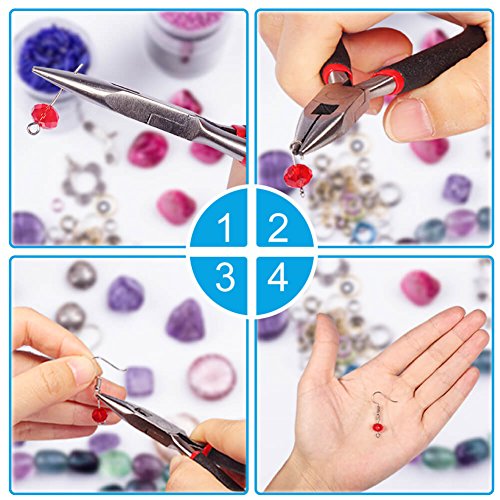 Paxcoo Jewelry Making Supplies Kit - Jewelry Repair Tools with Acc...