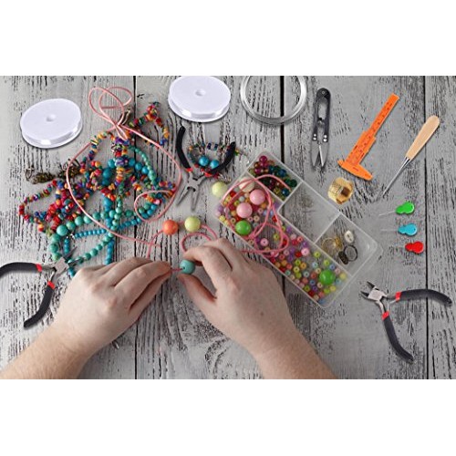 Paxcoo Jewelry Making Supplies Kit with Jewelry Tools, Jewelry Wir...