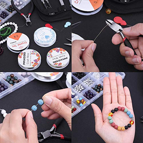 Paxcoo Jewelry Making Supplies Wire Wrapping Kit with Jewelry Bead...
