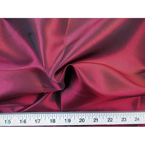 Paylessfabric Fabric Two Tone Iridescent Apparel Taffeta Burdy ...
