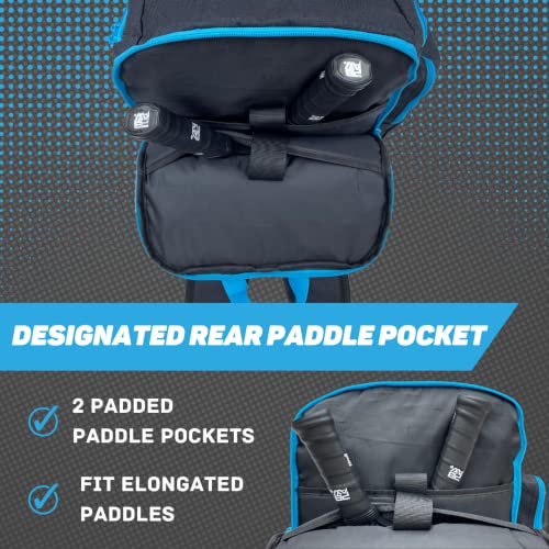 Pickleball Backpack for Men and Women - Fits 2 to 4 Paddles - Shoe...