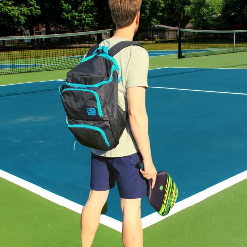 Pickleball Backpack for Men and Women - Fits 2 to 4 Paddles - Shoe...