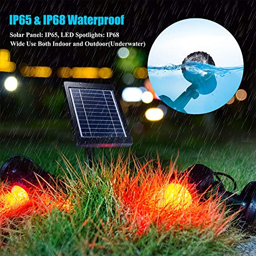 PChero Outdoor Solar Pond Light, Solar Powered Waterproof LED RGB ...