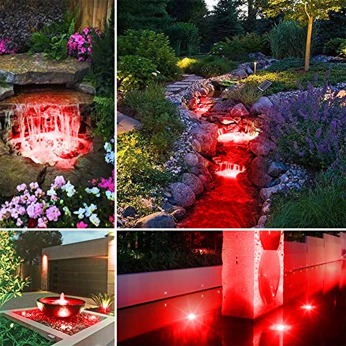 PChero Outdoor Solar Pond Light, Solar Powered Waterproof LED RGB ...