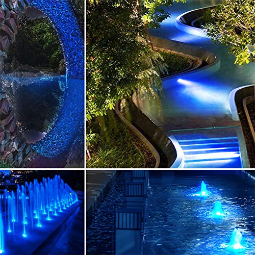 PChero Outdoor Solar Pond Light, Solar Powered Waterproof LED RGB ...