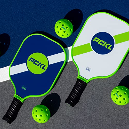 PCKL Starter Bundle Series Premium Pickleball 2 Paddle and 4 Ball ...