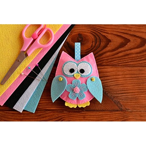 Peachy Keen Crafts 25 Pack - Self Adhesive Crafting Felt Fabric - ...