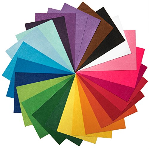 Peachy Keen Crafts 25 Pack - Self Adhesive Crafting Felt Fabric - ...