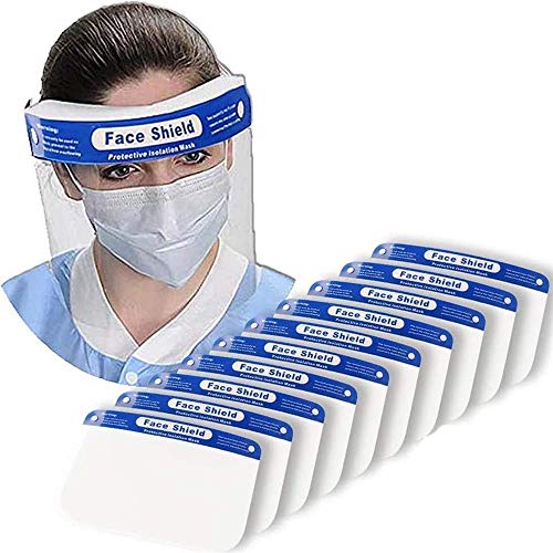 20pcs Full Face Shield,Protective Face Shield Anti Splash and Sali...
