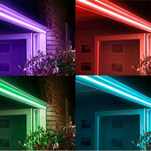 Pearlight DC12V Neon Led RGB Rope Light, Flexible/Waterproof/Multi...