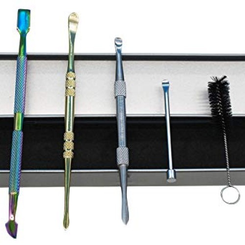 Pearwell Pack of 5 Double Ended Stainless Steel Rainbow Gold Wax...