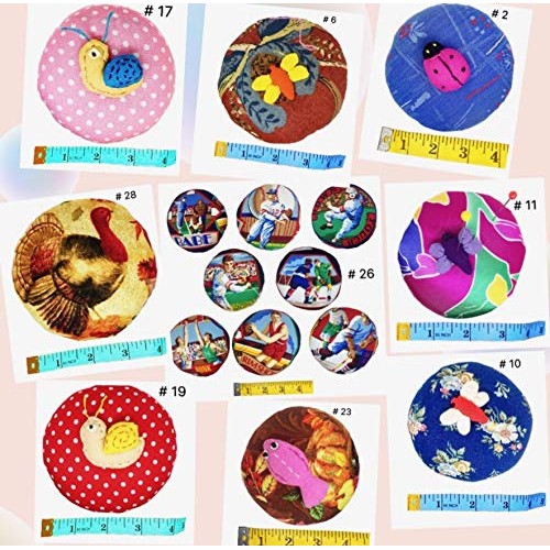 PeavyTailor 10 oz Emery Pin Cushion and Fabric Pattern Cloth/Fabri...