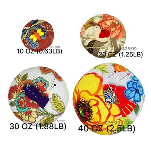PeavyTailor 10 oz Emery Pin Cushion and Fabric Pattern Cloth/Fabri...