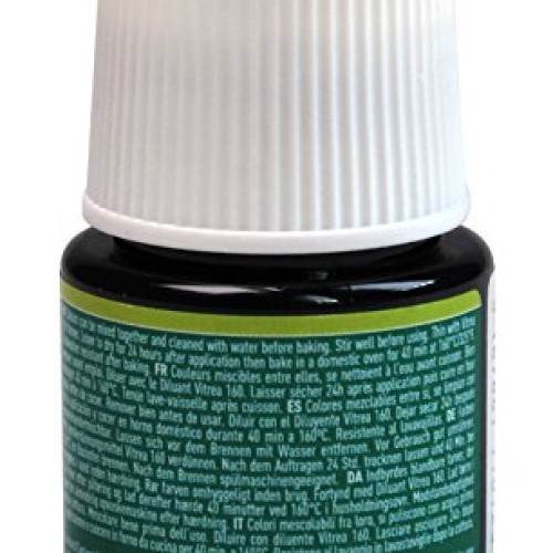 Pebeo Vitrea 160, Glossy Glass Paint, 45 ml Bottle - Emerald