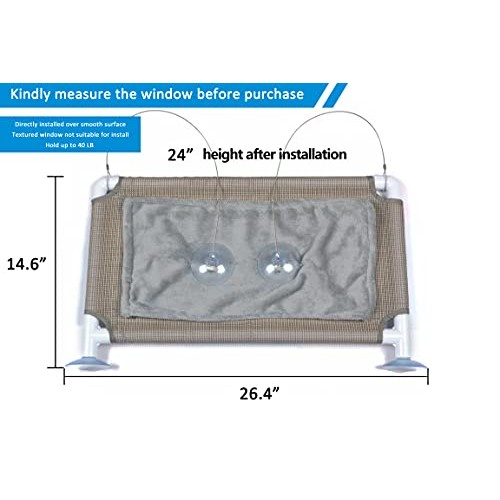 Cat Bed Window, Cat Window Hammock Window Perch, Safety Cat Shelve...