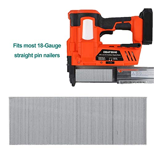 5000 Pack F50 2 18 Guage Galvanized brad Nails, Heavy Duty Narrow...