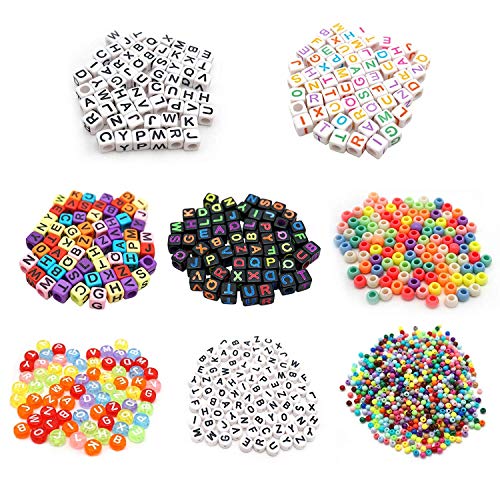 Peirich Friendship Bracelet Making Beads Kit, Letter Beads,22 Mult...