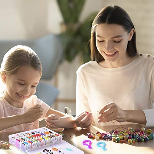Peirich Friendship Bracelet Making Beads Kit, Letter Beads,22 Mult...