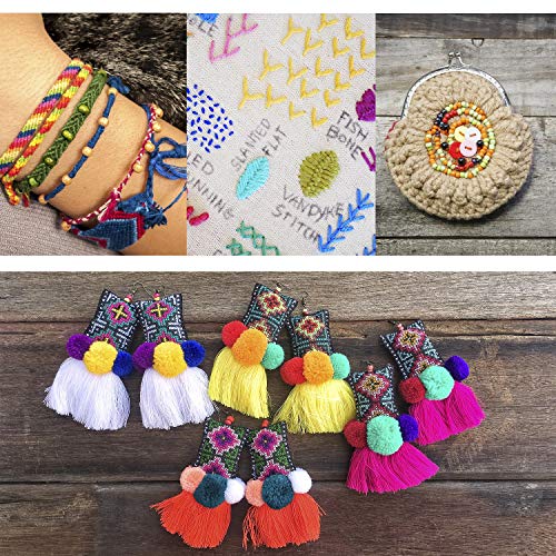 Peirich Friendship Bracelet Making Beads Kit, Letter Beads,22 Mult...