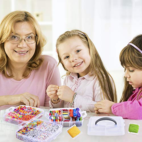 Peirich Jewelry Making Bead Kit, Includes 44 Colors Embroidery Flo...