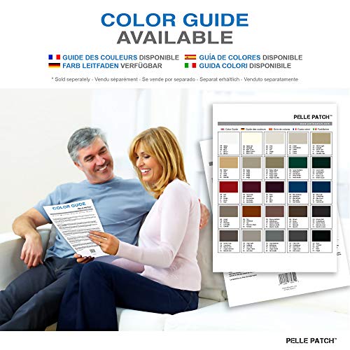 Pelle Patch - Leather & Vinyl Adhesive Repair Patch - 25 Colors Av...