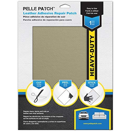Pelle Patch - Leather & Vinyl Adhesive Repair Patch - 25 Colors Av...