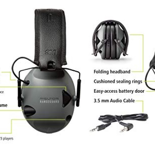 Peltor Sport RangeGuard Electronic Hearing Protector, Ear Muffs, E...