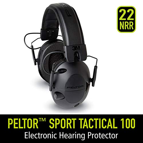 Peltor Sport Tactical 100 Electronic Hearing Protector, Ear Protec...