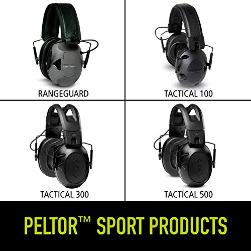 Peltor Sport Tactical 100 Electronic Hearing Protector, Ear Protec...