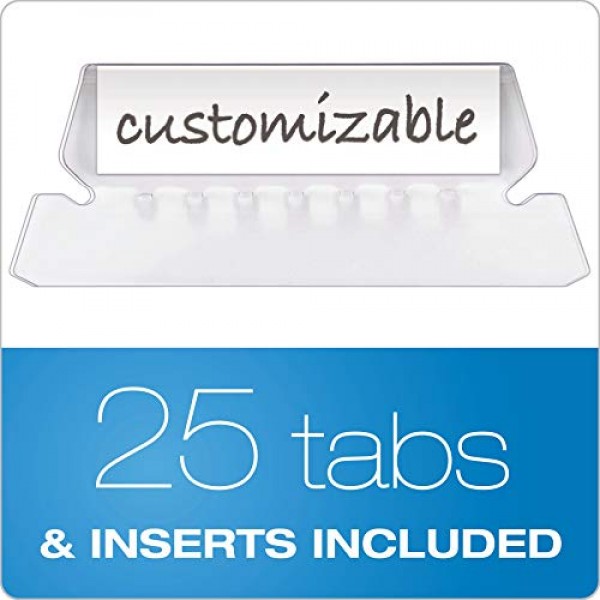 Pendaflex Hanging File Folders, Letter Size, Assorted Colors, 1/5-...
