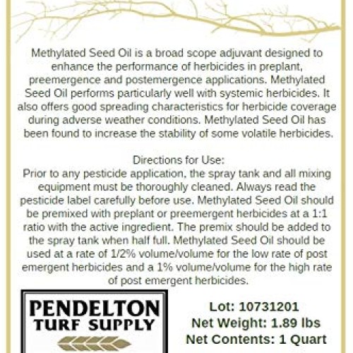 Pendelton Turf Supply Methylated Seed Oil | A Nonionic Adjuvant fo...