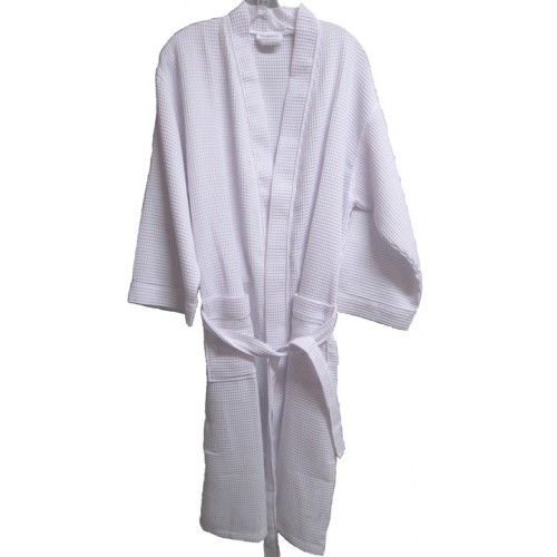 Pendergrass 36 Length Waffle Robe, White, Junior Size